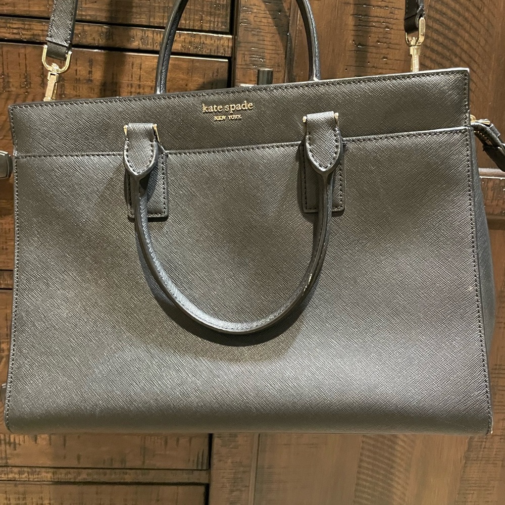 Kate Spade Bkack Leather Satchel
